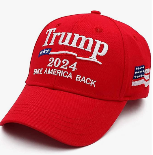 Trump 2024 Hat Take America Back Hat -- Red